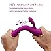 LED Computer Christmas Vibrator with USB Cable Rechargeable Whisper Quiet, Waterproof, Handheld, Cordless, Adjustable 10speed for Shoulder Neck and Back Waist Hips,Full Body Pain Reliefthumb 2