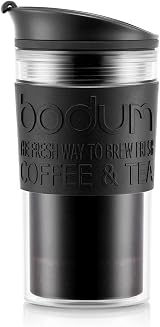 Bodum Insulated 11102-01s Piston Cup 0.35 L Hinged Lid Black view 6