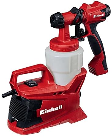 Einhell Elektrisches Farbsprühsystem TC-SY 600 S (600 W, halbstationar, mittelgroße bis große Arbeitsflächen, für Lacke, Lasu