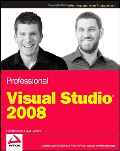 Professional Visual Studio 08 Randolph Nick Gardner David Amazon Com Books