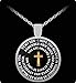 Uncle Seal I Love My Son - Inspirational Necklace with Cross - from Father - Round Pendant