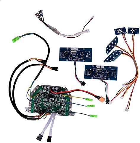 HoverFixer Complete Repair Kit 16 pcs - Every Parts you needed - Motherboard, Blance Sensor, LED, Power Cable, Charging Port - Replacement for Electric Self Balance Scooter, DIY Repair