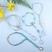 4 Pairs Beach Barefoot Sandals for Women Girls Foot Jewelry Starfish Pearls Turquoise Beaded Elastic