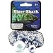Mega Marbles 3 Pack - Blue Dolphin, Tiger Shark, & Beluga Game Nets - Includes 1 Shooter Marble & 24 Player Marbles Per Net