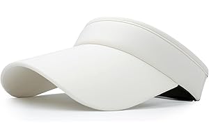 Meilzer Visor Hats for Women/Men Sun Protection UPF 50+ Wide Brim Sport Hats Adjustable Empty Top Cap for Golf, Running