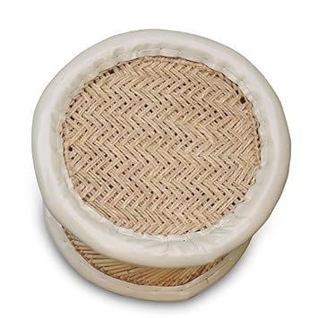 Cane Bar Stool For Indoor/Outdoor Furnishings - 1 PC(Multicolor)