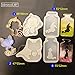 cici store Silicone Mold, DIY Crafts Art Hollow Epoxy Resin Bottle Jewelry Pendant Creative Cute Molds Decoration,3#