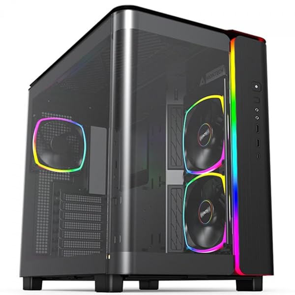 MONTECH KING 95 PRO DUAL-CHAMBER ATX MID-TOWER PC...