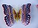JSKey 20pcs Colorful Magnet or Pin Fridge Simulation Dream Butterfly (10+7.5cm Shedding)