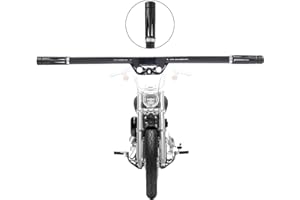 Kinglemc Crash Bar Engine Guard Highway Freeway Bar for Harley Davidson Breakout Fat Bob Fat Boy Low Rider Street Bob Softail Standard Slim Heritage Classic Sport Glide 2018-2023 (Gloss Black)