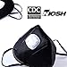 Black N95 Respirator Mask - Dust Masks with Valve - Disposable Face Mask for Air Pollution - Carbon Activated Dustproof Mask - Safety Smoke Mask for Mouth - Tools for Men - Pack of 15 Breathing Masks