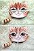 Cai- new coin purses girls wallet 3D printing cute cat with tail animal big face wallets small zipper change bags for women four cute patters Cr11 (Coffee)