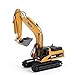 HuiNa 1/50 Scale Diecast Crawler Excavator Construction Vehicle Car Models Toys for Kids