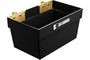 DC Cargo Mall Large E Track Storage Bin – Heavy-Duty E Track Basket Organizer – Compact E Track Accessories for Enclosed Trailers