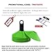 REEHUT Soccer Cones 25 Pack, Sport Agility Training Disc Cone for Football Basketball, Sports Equipment for Kids Field Markers with Free User E-Book Green