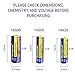 Westinghouse Battery IFR 18500 3.2v 1000 mAh Lithium Iron Phosphate LiFePO4 Solar Rechargeable Batteries Outdoor Garden Light Pack of 4