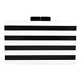 Boutique De FGG Acrylic Clutch Purses for Women Evening Handbags Chain Shoulder Bag Party Prom Luxury Marble Clutches,Mini