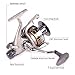 Yoshikawa Fishing Baitfeeder Spinning Reel 5000 5.5:1 11 High Power Ball Bearings 28Lb Drags Left Right Handle Stainless Steel Shaft Surf Fishing Catfish Carp Reel Saltwater Freshwater