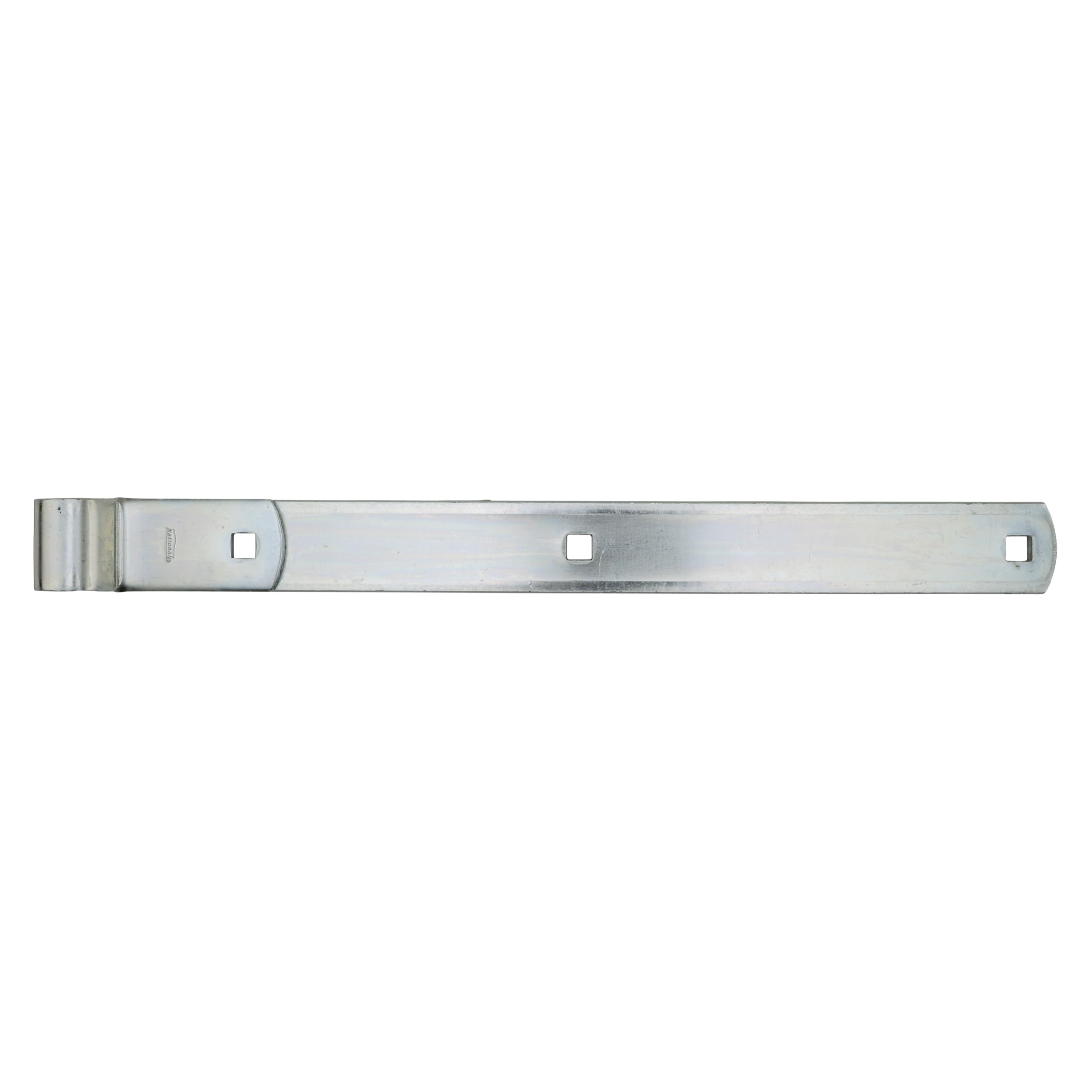 Photo 1 of National Hardware N168-336 Gate Hinge Strap, 16-Inches, Coated with WeatherGuard Protection, Zinc-Plated