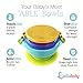 Baby Bowls Feeding Set with Baby Fork and Baby Spoons BPA Free | Toddler Bowls with Baby Food Masher | Suction Baby Bowl for Toddlers with Toddler Utensils |Baby Bowls with Suction | Baby Shower
