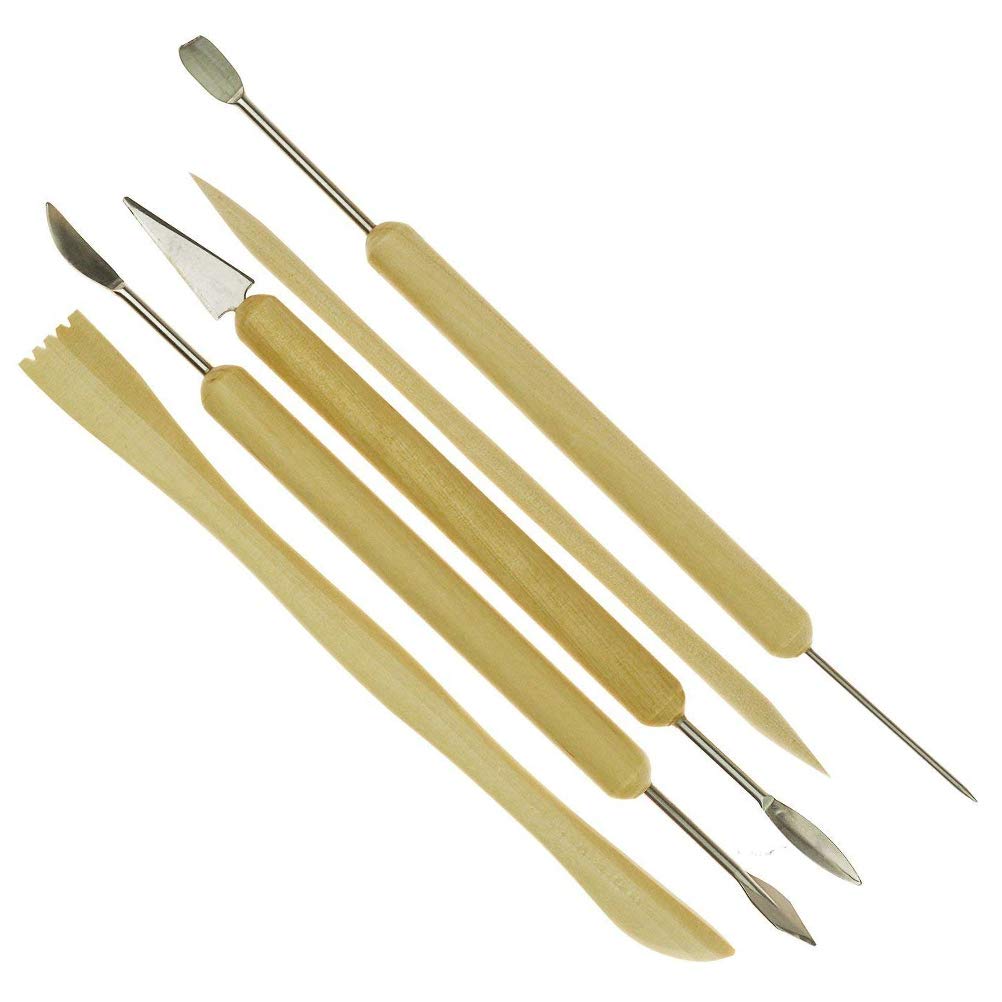 Carving Tool Kit, Sculpture Ceramic Tools Kit Wood Clay Modeling Carving Tool Kit - 14 Pieces with Case