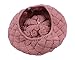 niceeshop(TM) Baby Infant Boy Girl Knit Beanie Crochet Rib Pom Pom Warm Hat/ Cap - Pink