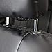 Leader Accessories Faux Leather Sideless Seat Covers for Car Truck SUV 2 Front Seats Black with Headrest Covers