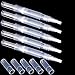 20pcs 3ML Empty Transparent Twist Pen Brush Plastic Pipett and Cosmetic Container Tube Lip Gloss Eyelash Growth Liquid Cuticle Nail nutrient solution Teeth Whitening Pen for Travel and Home (20pcs)