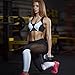 Pocciol Mesh Yoga Leggings, High Waist Trousers Pacthwork Women Pants for Workout (L, Black)