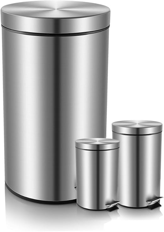 Amazon Com Fortune Candy Step Trash Can Carbon Steel Garbage Can