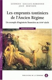 Les  emprunts tontiniers de l'Ancien Régime