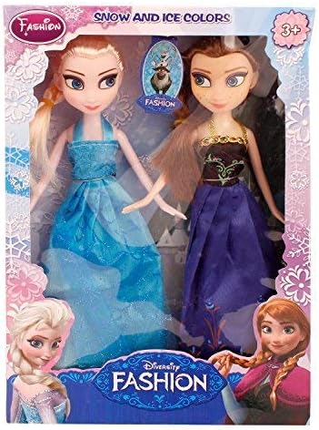 HYE True Sisters Princess Elsa & Princess Anna Ideal Kids Toys for Girls (Large)