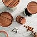 Weck Wood Lid Medium Fits Weck Jars with 3 1/8