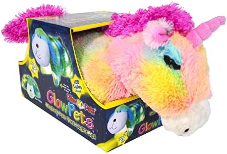 Pillow Pets Dp03134 Glow Rainbow Unicorn Plush Toy Multi Color