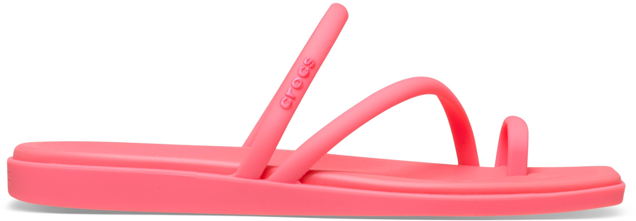 Crocs Womens Miami Toe Loop Sandal, Guava, 11 Medium Image
