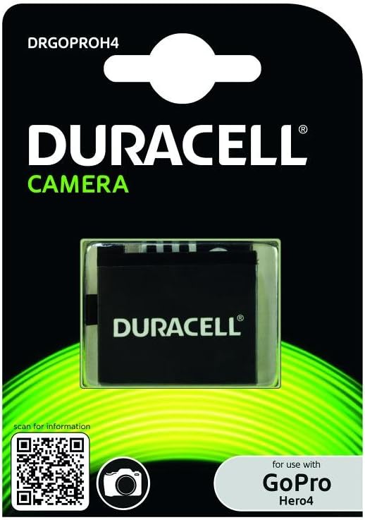 Duracell DRGOPROH4 Replacement Battery for GoPro Hero 4