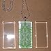 10 Ultra Clear White Glass Tile Rectangles for Crafting Pendants, Necklaces Jewelry