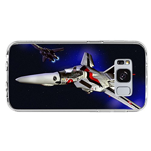 Image Of Fan Art Robotech Macross Veritech Robot Jet Samsung Galaxy S8 Plus Clear Phone Case