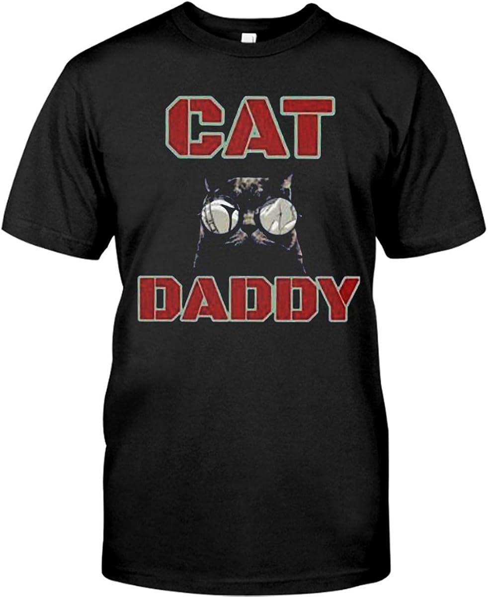 catDaddycatdadtShirt Black