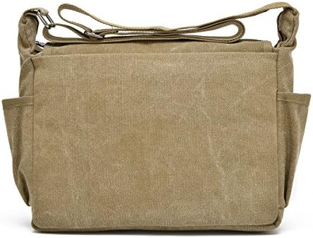 Degohome Vintage Retro Canvas Business shoulder bag Crossbody Travel Bag