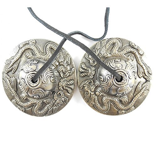DRAGON MEDITATION TIBETAN GONG TINGSHA CYMBALS