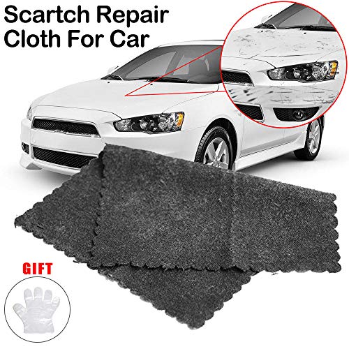 GLISTON Multipurpose Scratch Remover Cloth, Car Scratch Remover Tools with Clear Instructions and Gloves for Car Paint Scratch Repair, Vehicles Small Scratches - Thumbnail 7