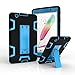 LG G Pad X 8.0 / G Pad III 8.0 Case, [Kickstand] 3 in 1 Hybrid Shockproof Impact Resistant Armor Defender Protection Cover for LG G Pad X 8.0 V521 / G Pad 3 8.0 V525 Tablet 2016 Version (black+blue)