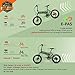 eAhora X7 Folding Fat Tire 48V 10.4Ah Electric Bicycle 500W Snow Beach Electric Bike Full Suspension All Terrain Ebike for Adults EPAS 80 Miles 7 Speed, Standardthumb 4