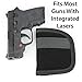 ComfortTac Ultimate Pocket Holster | Ultra Thin for Comfortable Concealed Carry | Fits Pistols and Revolvers from Glock Ruger Taurus Smith and Wesson Kimber Beretta and More