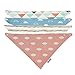 Baby Bandana Drool Bibs by BabysBoom . Super Absorbent -100% organic cotton -Unisex 4 Pack Cute Bib set, Gift Cotton bag for Boys & Girls. Free Bonus: eBook HOW TO DEVELOP SELF-CONFIDENCE IN CHILDREN