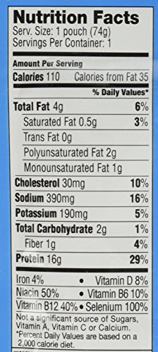 STARKIST TUNA CREATIONS, HERB & GARLIC, SINGLE SERVE 2.6-OUNCE POUCH (PACK OF 6)