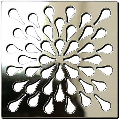 Ebbe E4805 Splash Polished Stainless Unique Grate