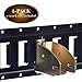 4 E-Track Wood Beam End Socket Shelf Brackets w/E Track Fittings, for 2x4 & 2x6 in Truck, Trailer, Van, RV, Cargo Tie-Down Systems, ETrack Tiedowns for Custom Load Bar, Handmade Cabinet, Shelves primary