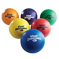 Voit Tuff Dodgeballs (Prism Pack), 6 1/4-Inch